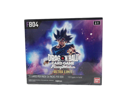 DRAGON BALL SUPER FUSION WORLD ULTRA LIMIT FB04 (ENG) BOOSTER BOX (24 packs)